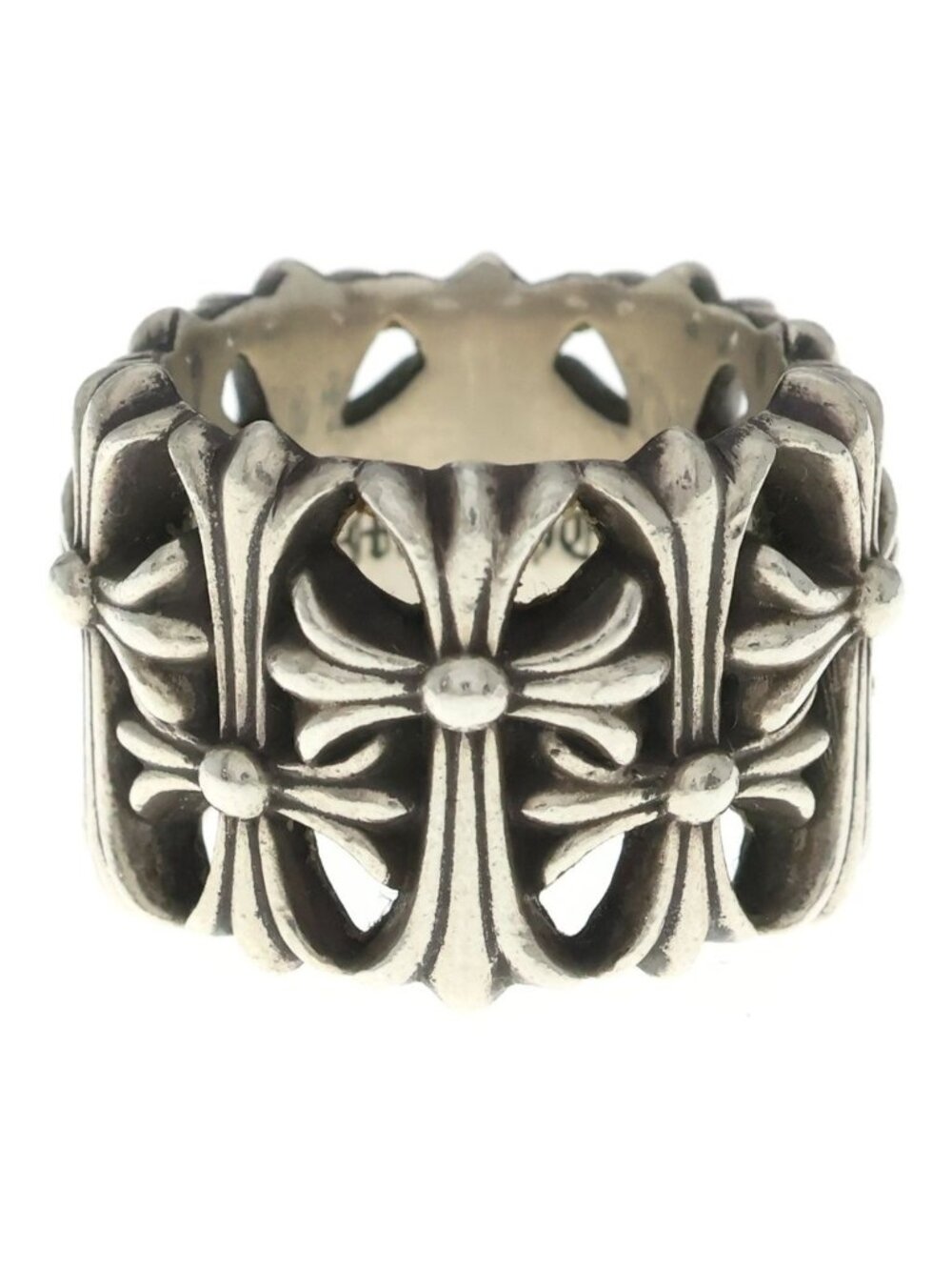 Chrome Hearts Cemetery Black Sling Silver
